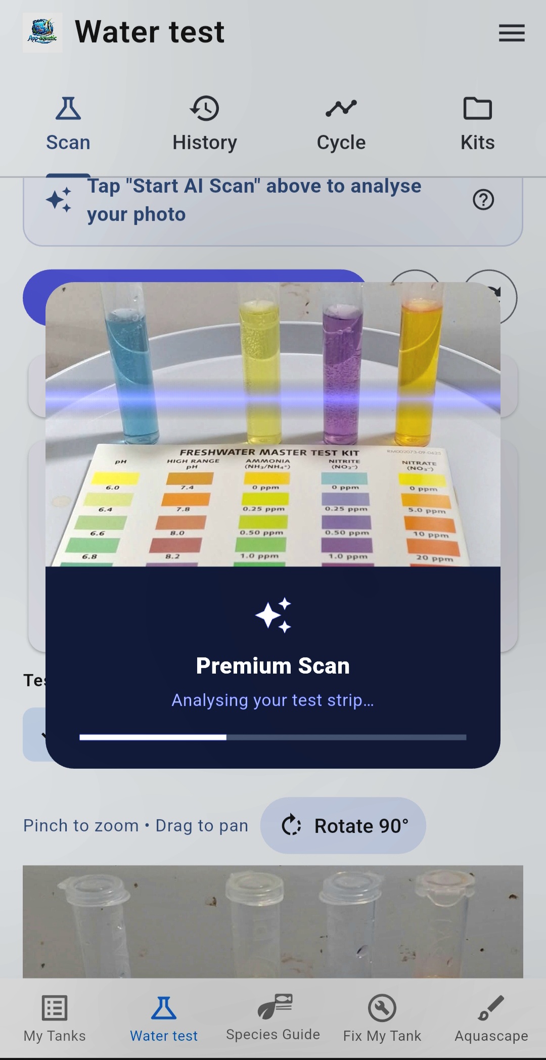 Auto strip scanner