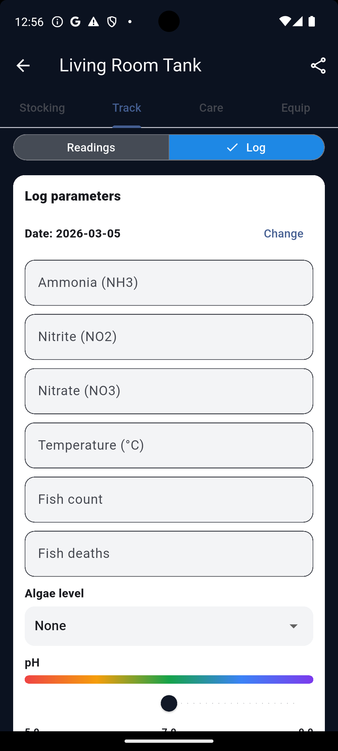 Water quality tracking