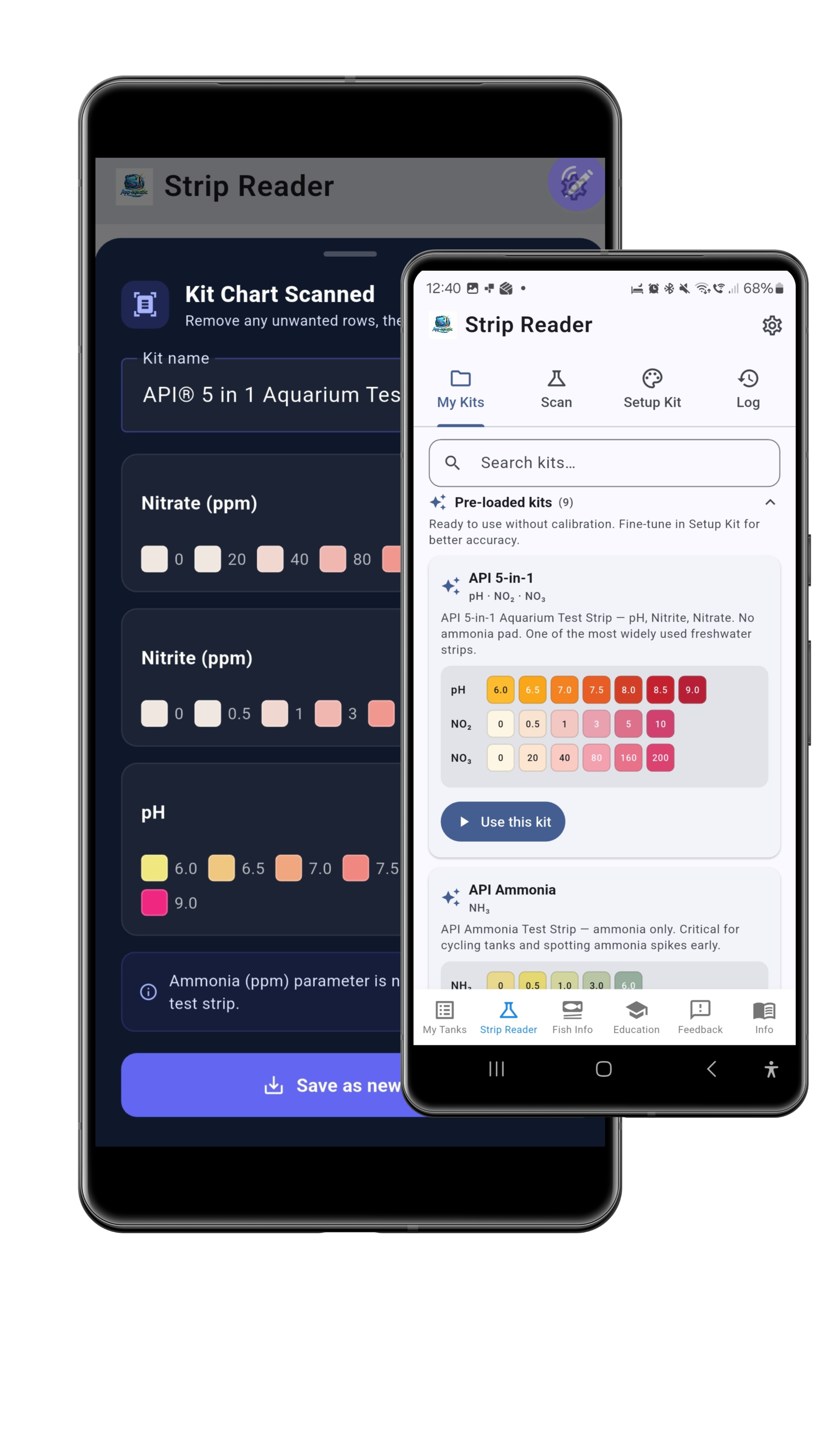 Create your own test kit - scan and analyse offline